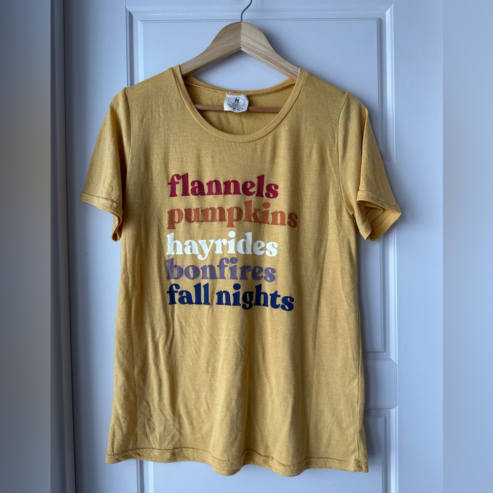 Yellow Graphic Tee - Short Sleeve